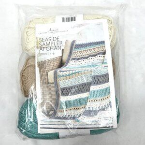 Annie's Crochet Club Striped Afghan Kit - Stripes 4-6 - New/Sealed